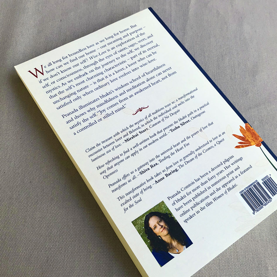 Wise Love book back cover design