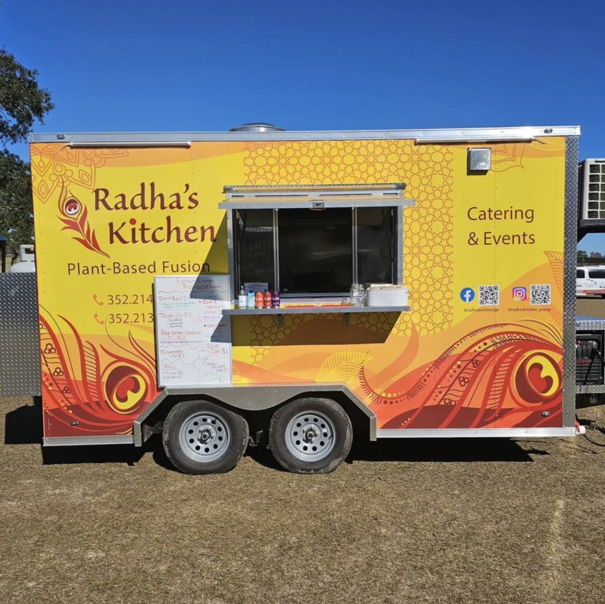 Radha’s Kitchen Food Truck Vehicle Wrap