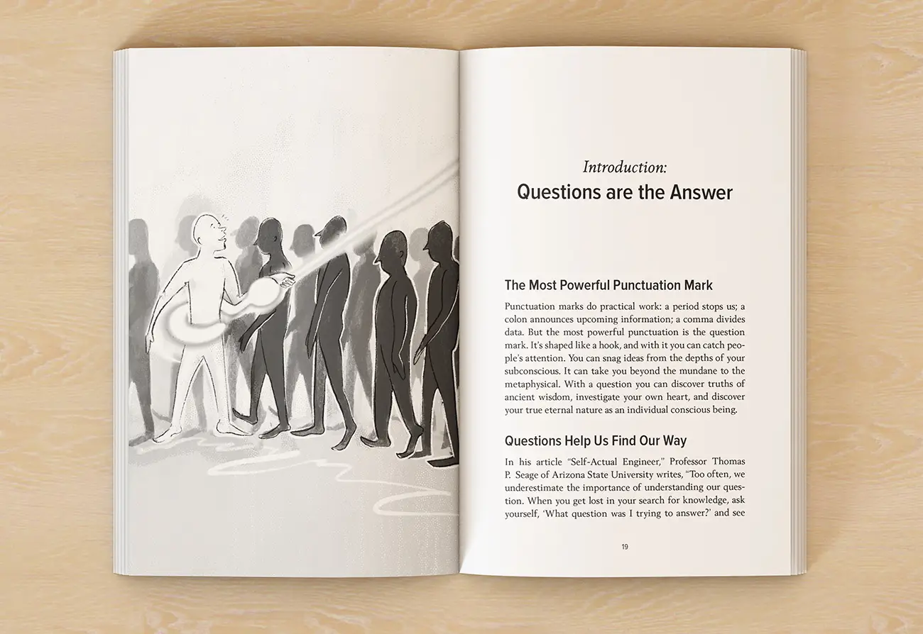 The Four Questions book interior