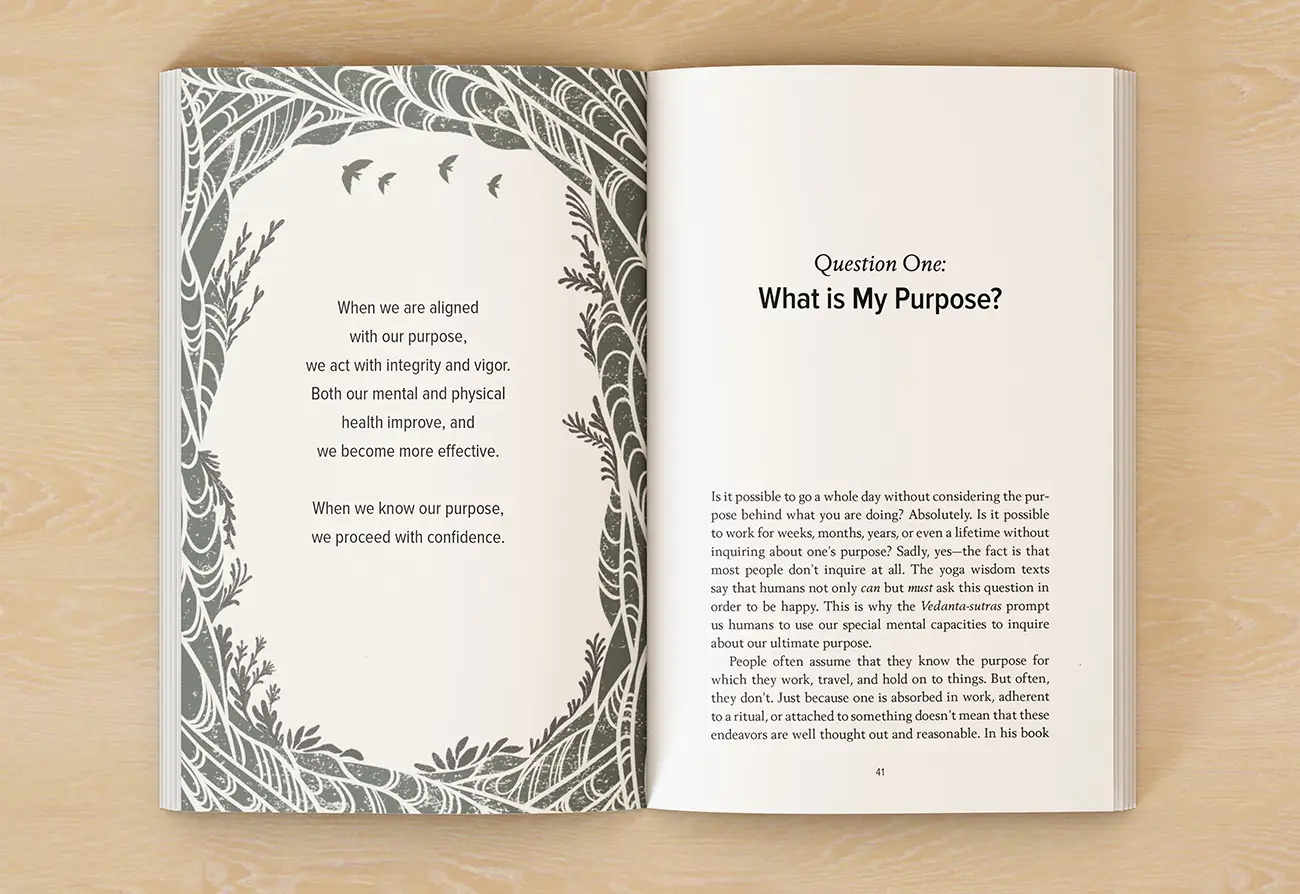 The Four Questions book interior